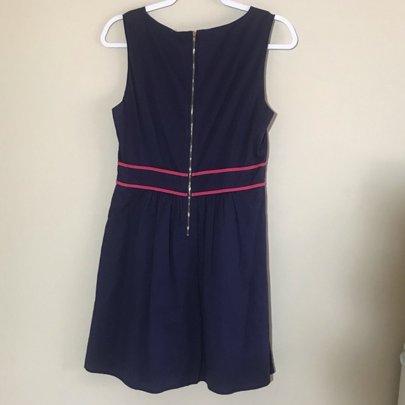Price Drop ❗️EmmeLee blue dress with pink 💝piping - Picture 3 of 6